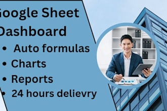 create google sheets dashboard with formulas and graphs