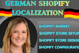 localize your shopify store for germany and dach shopify market and localization