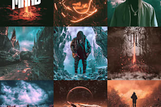 design single cover art, album cover art and mixtape cover