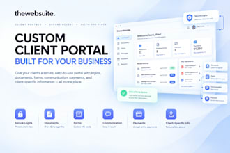 build a custom client portal for your business
