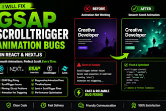 fix gsap scrolltrigger animation bugs in your website