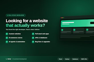 develop a fast mvp or vibe coding website