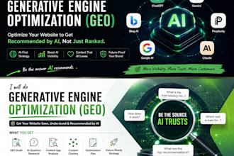 improve ai visibility score to rank website with GEO