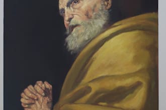 paint a custom oil portrait, master study, or pet portrait