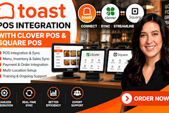 integrate toast pos with clover pos and square pos