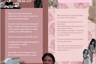 create your editorial layout