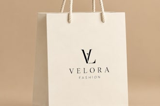 design premium shopping bags, paper bags and tote bags