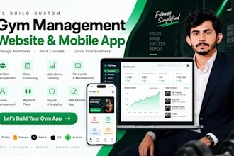 build a gym management website and mobile app