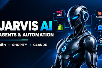 build jarvis ai assistant shopify jarvis ai agent n8n automation claude, hermes
