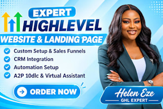 build go highlevel website, gohighlevel landing page, go highlevel sales funnel