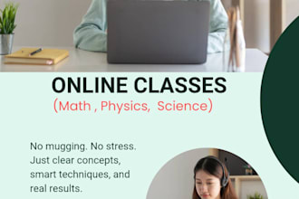 teach math calculus algebra physics and science for grade 1 to 12