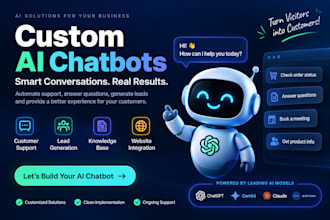 build an ai chatbot, ai automation, or custom ai solution