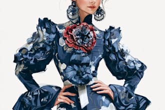 design your fashion collection and fashion illustrations