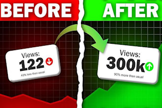 youtube channel and video promotion with expert google SEO for 1 million views