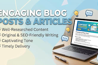 write engaging posts and articles