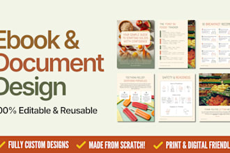 design ebooks, workbooks, documents, brochures and pdfs in canva