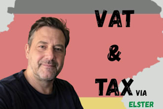 do german bookkeeping, vat, income tax, corporate tax return filings via elster
