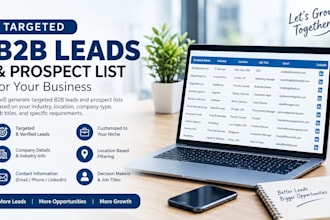 generate targeted b2b leads and prospect lists