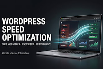 do wordpress speed optimization, fix core web vitals on elementor or woocommerce