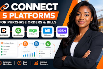 connect procore quickbooks sage intacct bill stripe for purchase orders bill