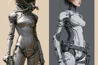 sci fi illustration and sci fi art