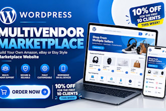 build a wordpress woocommerce multi vendor marketplace website with dokan wcfm