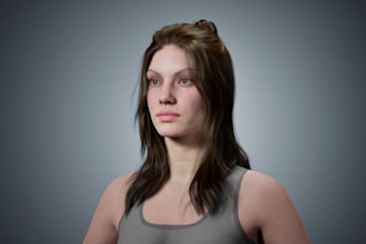 create high quality 3d character model for game, animation, 3d printing, cc5, cc