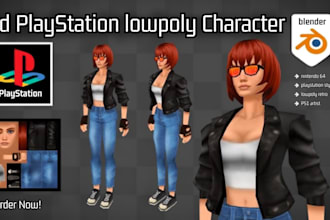 ps1 style lowpoly retro n64 ps1 stylized 3d models in 3d lowpoly ps1 n64 style