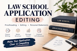 proofread and edit your law school application