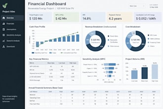 create a dynamic financial model