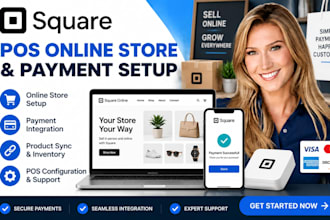 set up your square online store and payment system