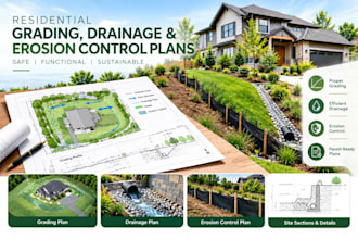 design residential grading drainage and erosion control plans