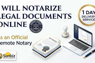 notarize your legal documents online as an official remote notary