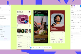 design your landing page in figma and build it responsive