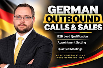 german outbound sales calls and book qualified b2b meeting b2b sales cold calls