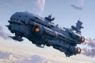 do sci fi spaceship design and sci fi