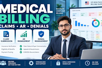 do medical billing claims submission ar follow up and denial management