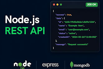 build a rest API with node js, express and mongodb