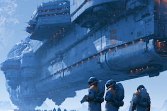 do sci fi spaceship design