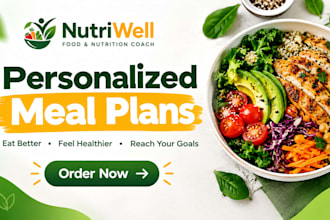 create a personalized healthy meal plan and nutrition coaching