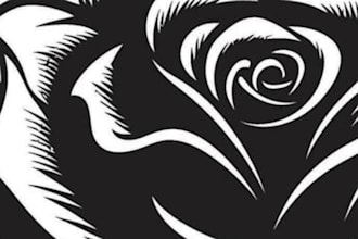 do pet tattoo in fine line art from your photo