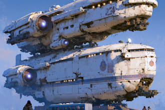 do sci fi spaceship design