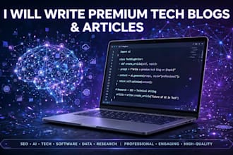 write SEO optimized tech blogs with keyword research
