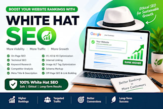 increase your website visibility through white hat SEO