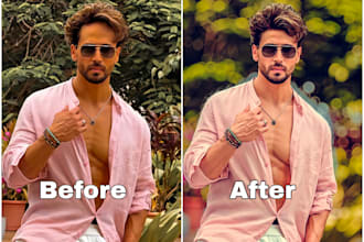 professionally edit and retouch your portrait photos