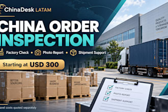 inspect your china order and coordinate shipment