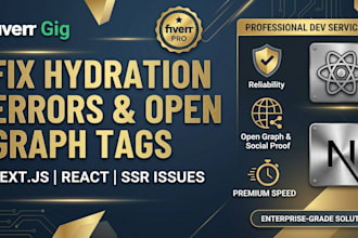 fix  hydration errors, open graph meta tags, and ssr issues