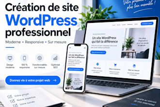 créer un site wordpress moderne, professionnel et responsive