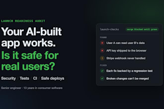 audit and fix your lovable, cursor or claude code app