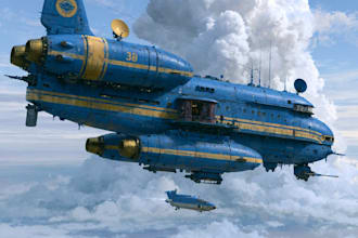 do sci fi spaceship design